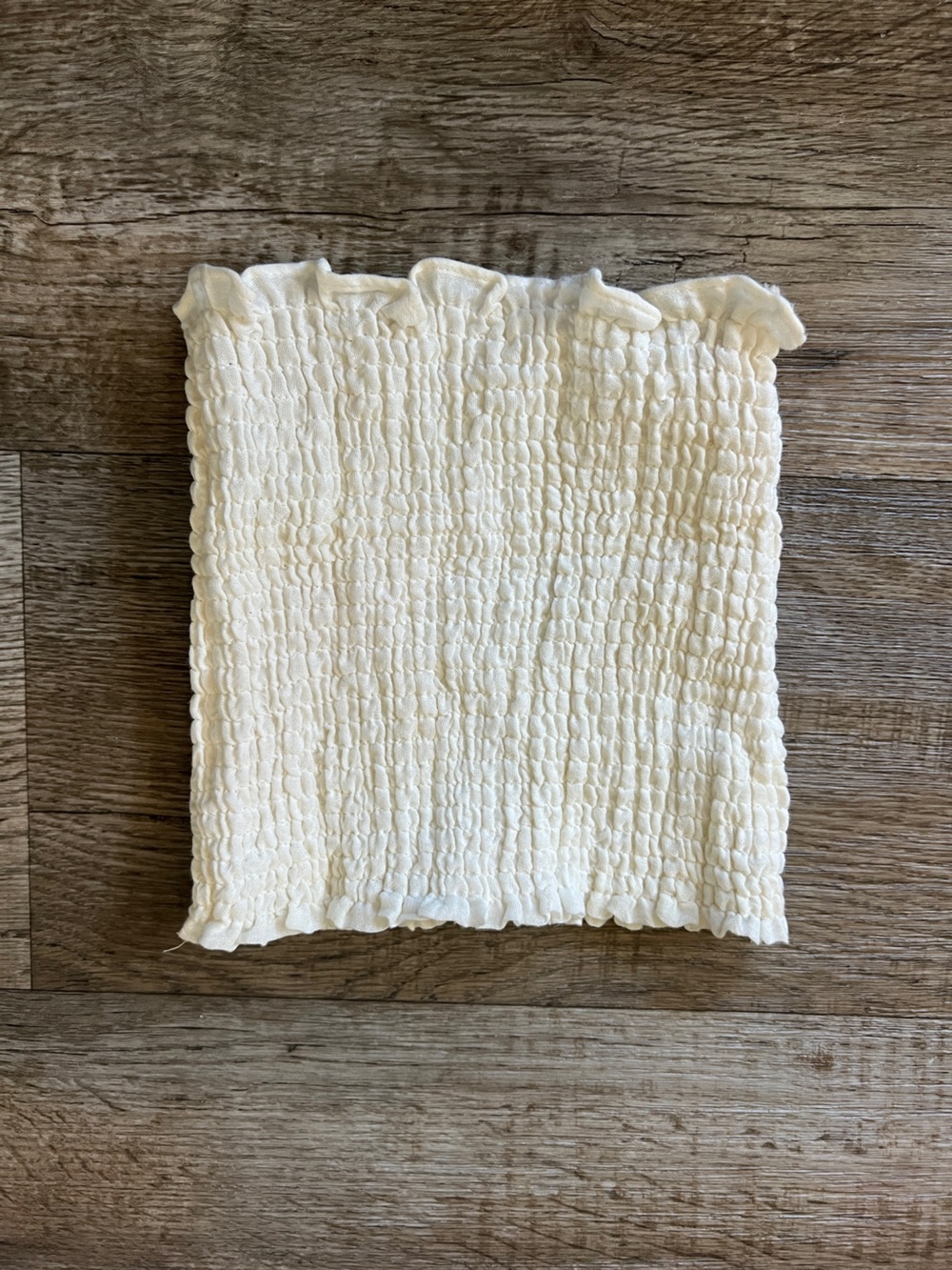 Monday Swimwear 100% Linen Gauze Tube Top